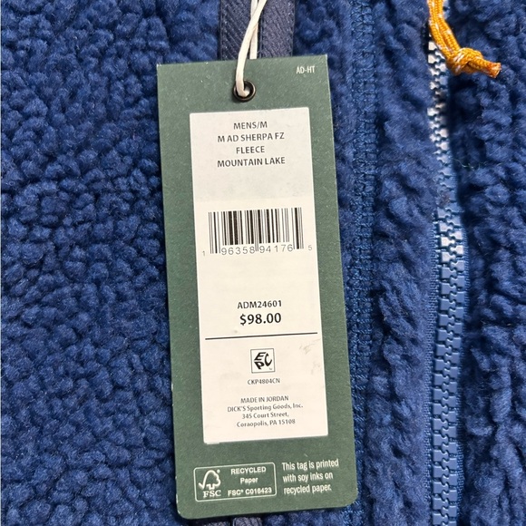 Alpine Design Blue Fleece Jacket - Picture 4 of 7